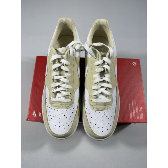 New Men’s Size 11 Khaki Nike Court Vision Lo Tennis Shoes HM9862 200 - Picture 2 of 10